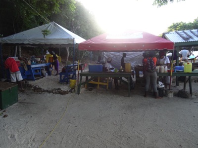 Beach BBQ Tobago Cays Beach BBQ Tobago Cays